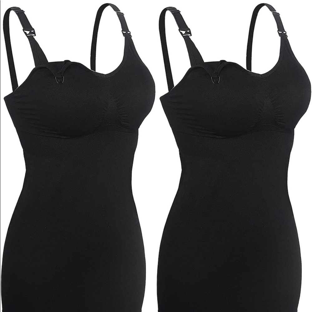 2pack Nursing Tank Top Bra(black+black) size medium